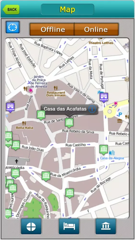 Ảnh chụp màn hình của Faro City Travel Explorer