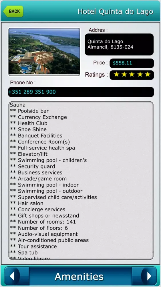 Ảnh chụp màn hình của Faro City Travel Explorer