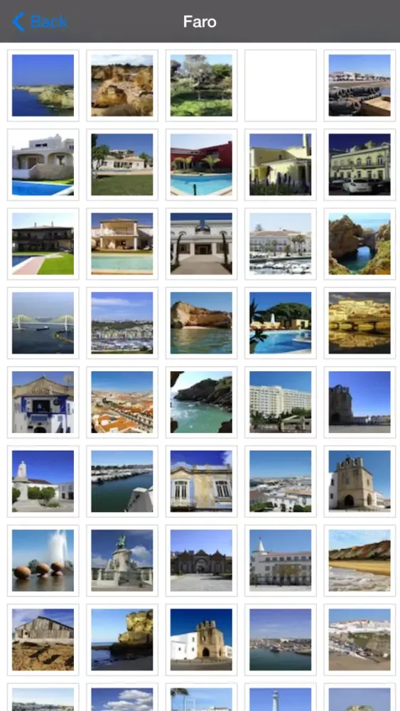 Ảnh chụp màn hình của Faro City Travel Explorer