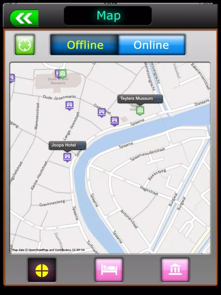 Haarlem Offline Travel Guide iPad  Screenshots