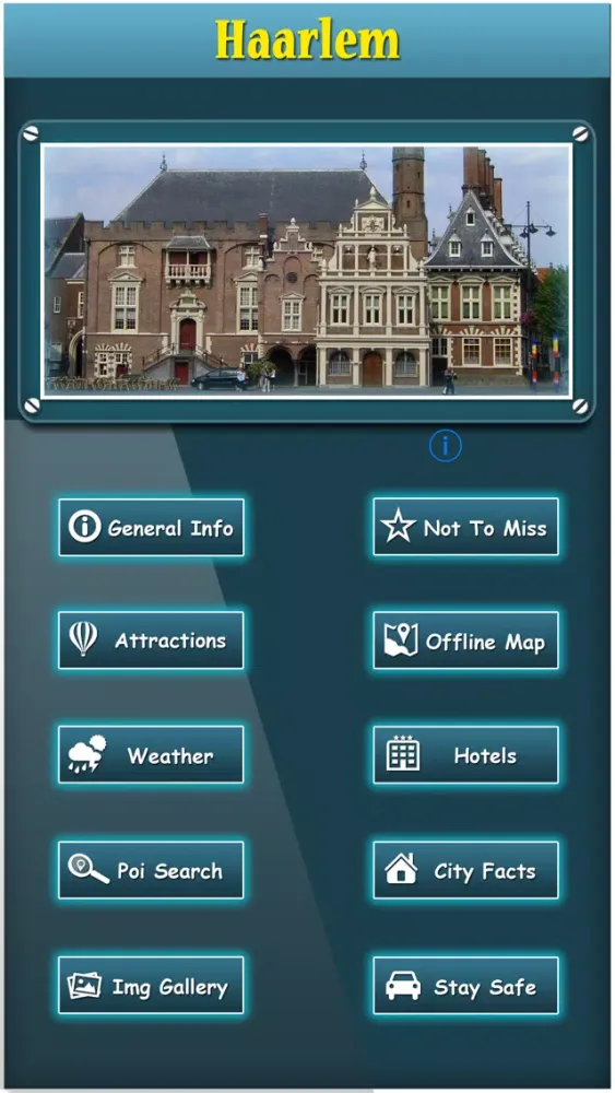 Haarlem Offline Travel Guide Screenshots