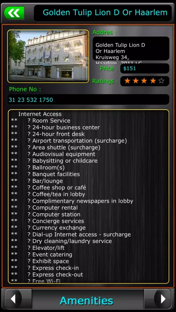 Haarlem Offline Travel Guide Screenshots