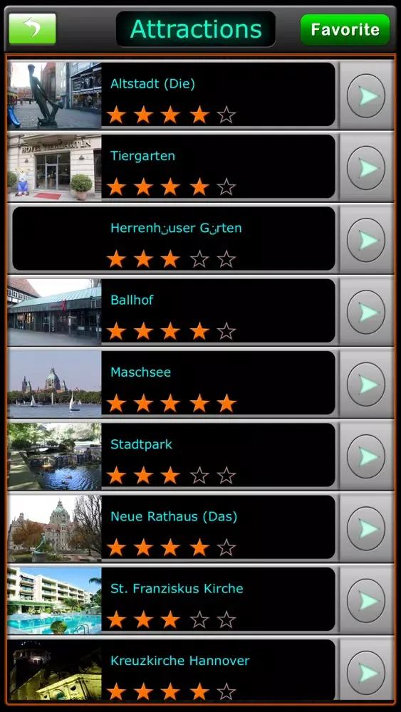 Hanover Offline Map Explorer Screenshots