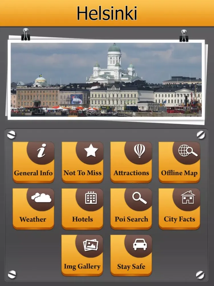 Zrzuty ekranu Helsinki City Travel Explorer iPad 