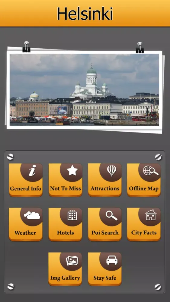 Zrzuty ekranu Helsinki City Travel Explorer