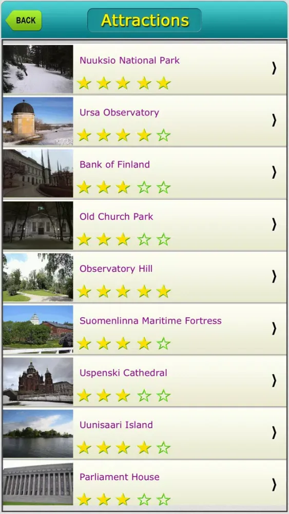 Zrzuty ekranu Helsinki City Travel Explorer