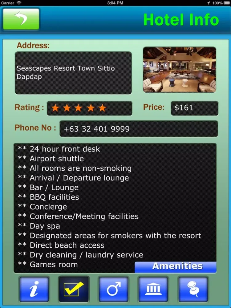 Tangkapan layar Mactan Island Offline Guide iPad 