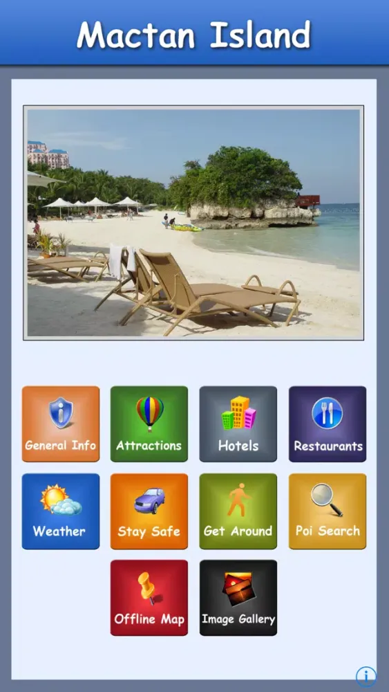 Tangkapan layar Mactan Island Offline Guide