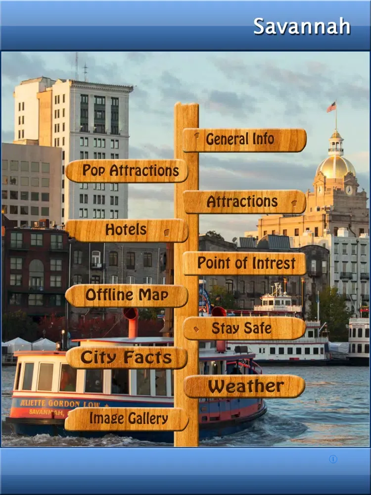 Ảnh chụp màn hình của Savannah Offline Map Explorer iPad 