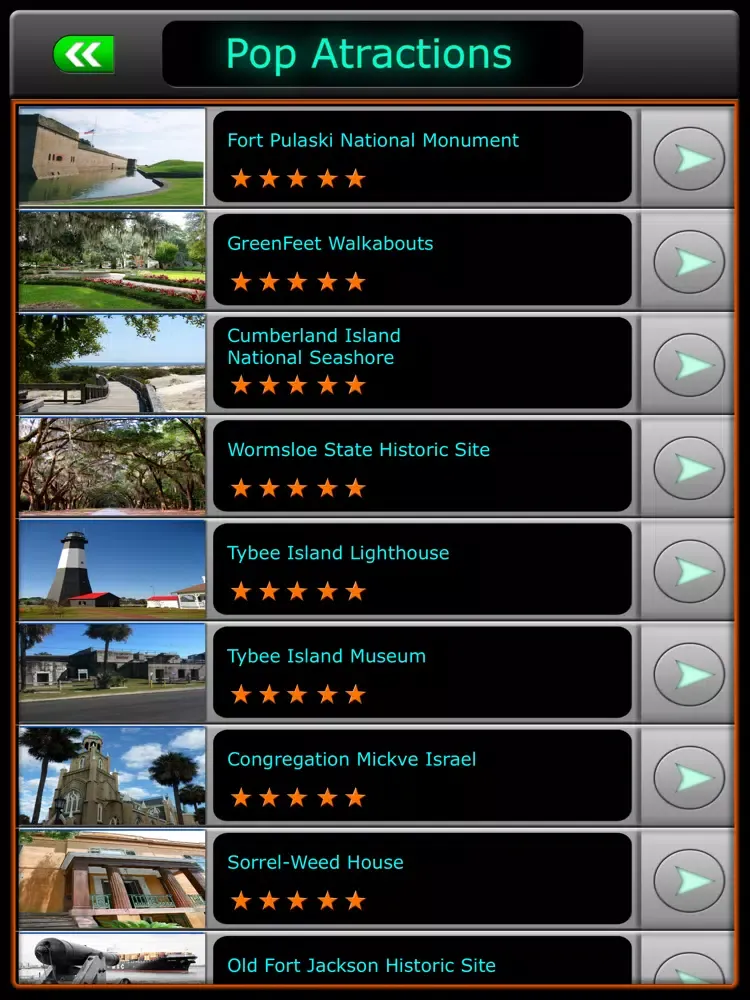 Ảnh chụp màn hình của Savannah Offline Map Explorer iPad 