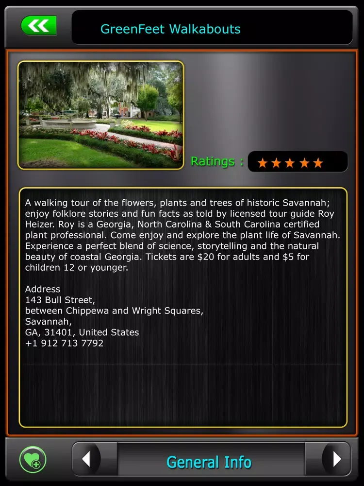 Ảnh chụp màn hình của Savannah Offline Map Explorer iPad 
