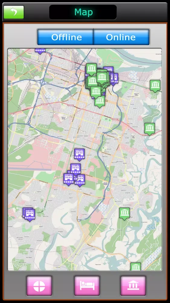 Ảnh chụp màn hình của Savannah Offline Map Explorer