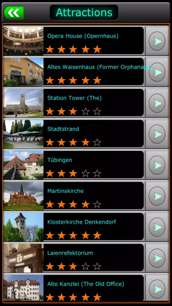Stuttgart Offline Map Guide Screenshots