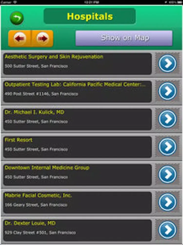 Ảnh chụp màn hình của Texas Campgrounds iPad 