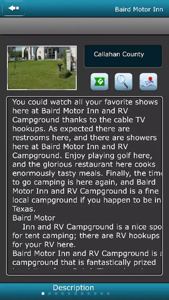 Ảnh chụp màn hình của Texas Campgrounds