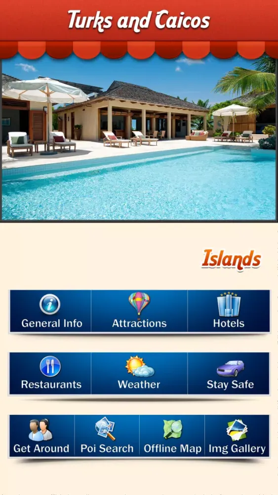 Turks and Caicos Island Offline Guide Screenshots