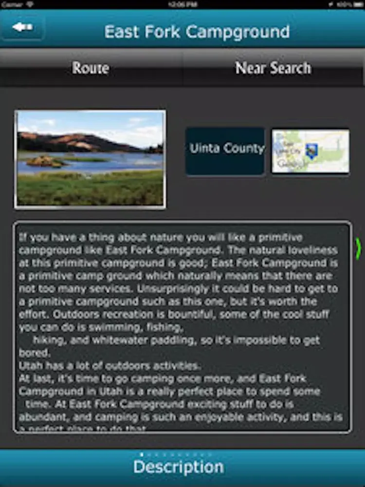 Utah Campgrounds iPad  سکرین شاٹس