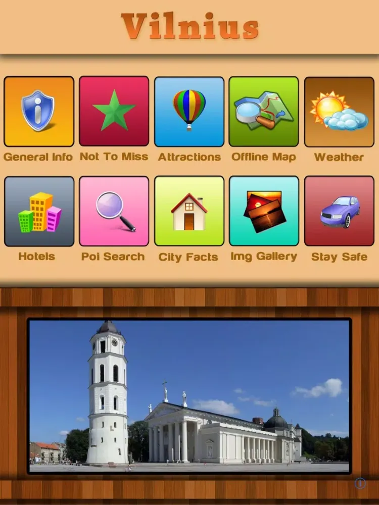 Скриншоты Vilnius City Travel Explorer iPad 