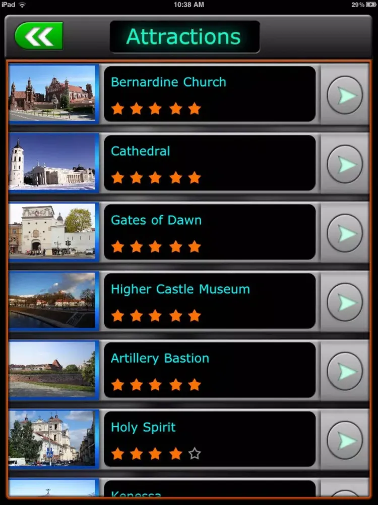 Скриншоты Vilnius City Travel Explorer iPad 