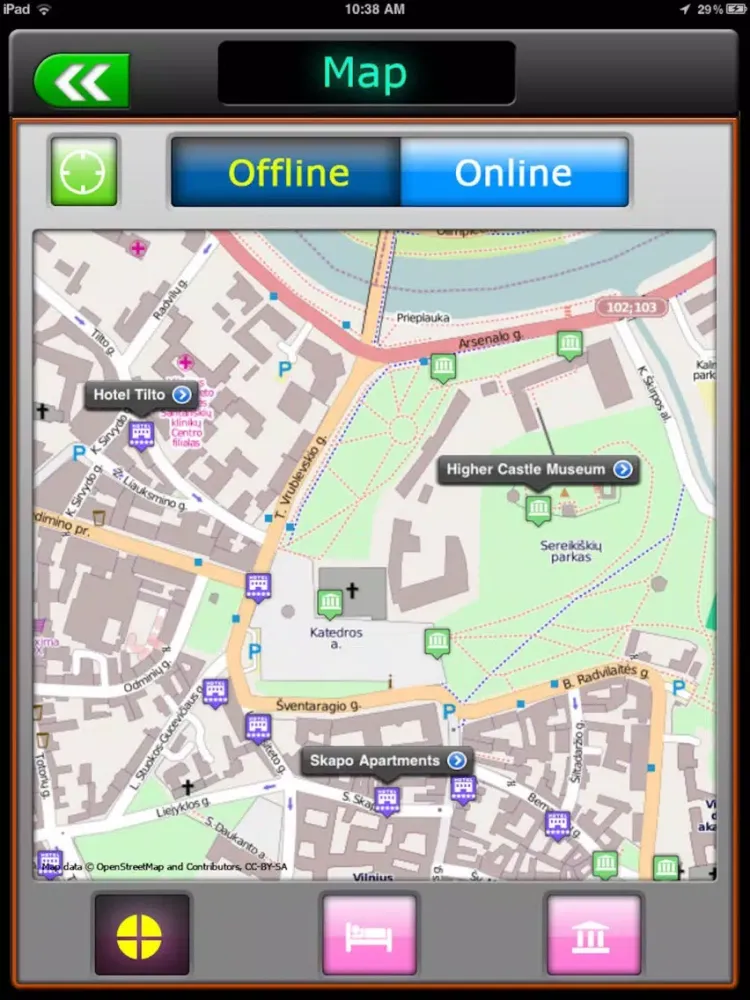 Скриншоты Vilnius City Travel Explorer iPad 