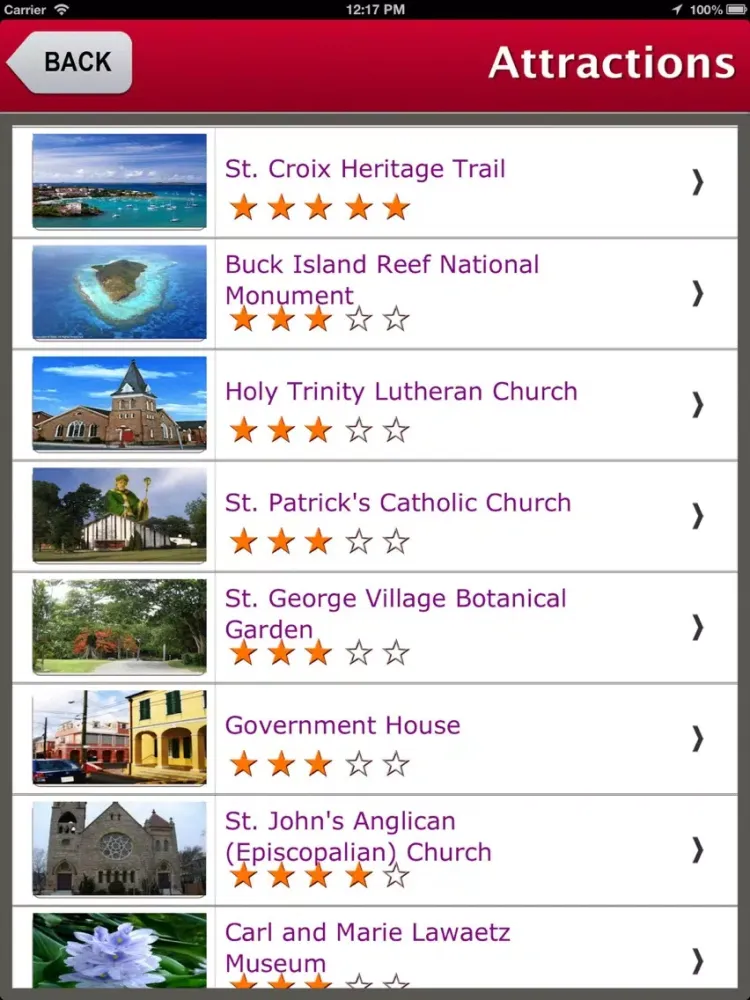 Tangkapan layar Virgin Islands-USA Offline Map Travel Explorer iPad 