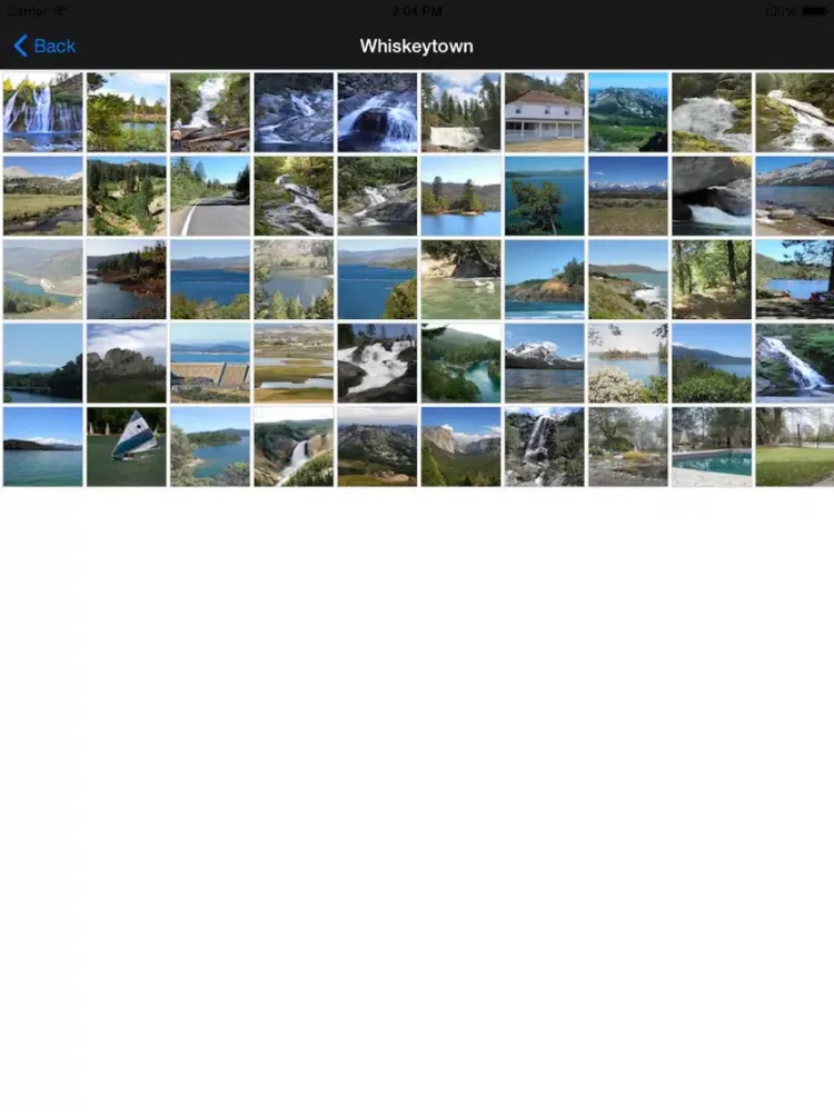 Скриншоты Whiskeytown National Recreation Area iPad 