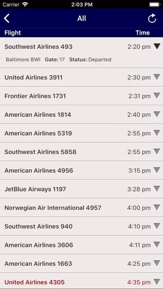 Screenshot di T.F. Green Airport