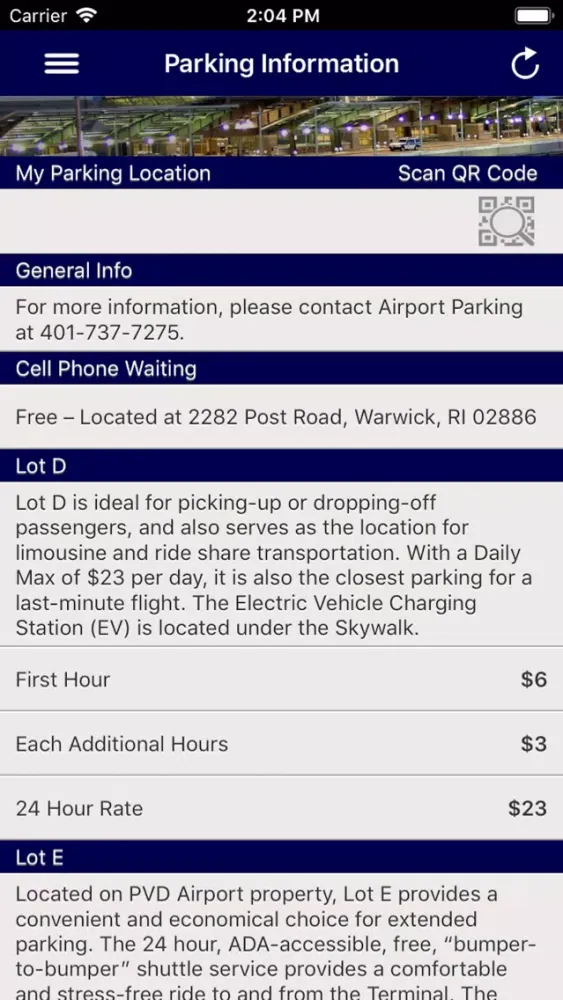 Screenshot di T.F. Green Airport