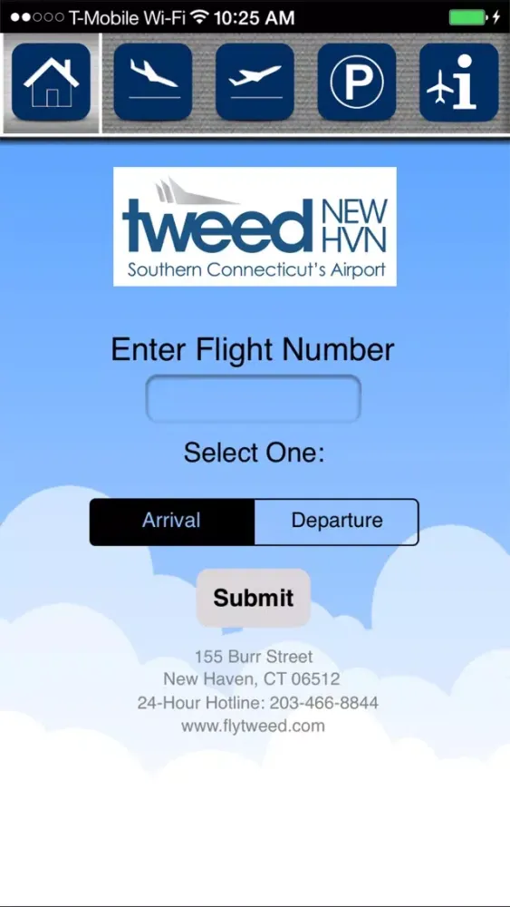 Capturas de tela do Tweed New Haven Airport