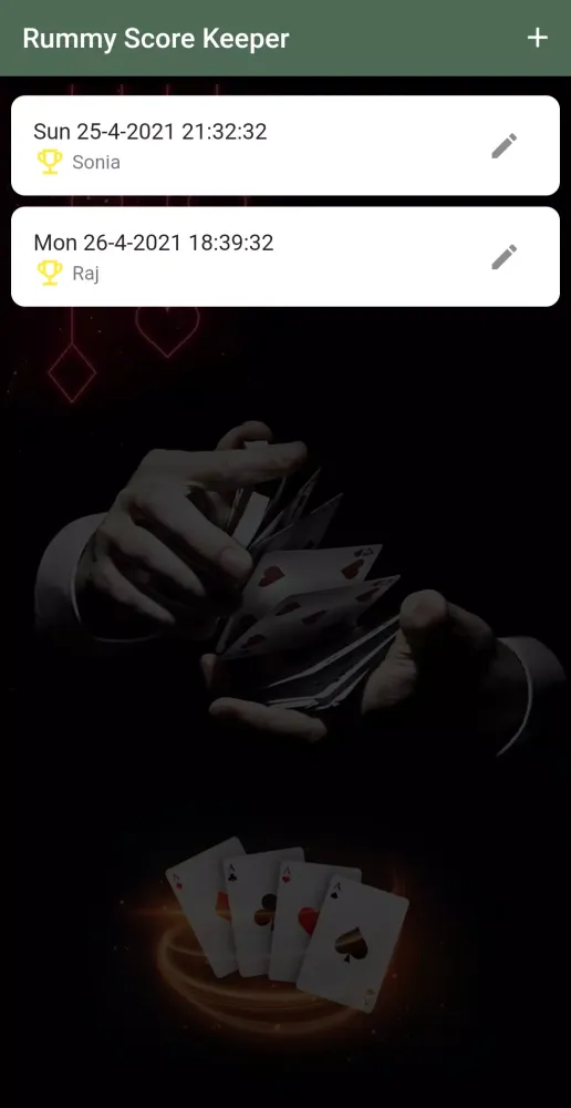 Rummy Score Keeper Screenshots