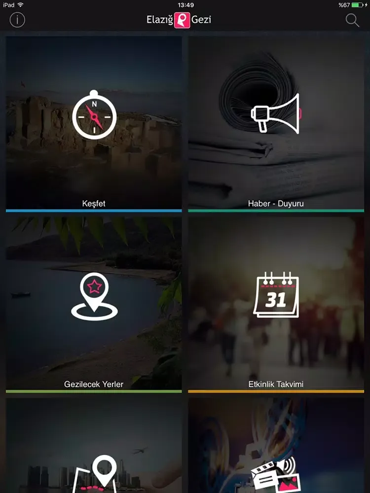Capturas de pantalla de Elazığ Gezi iPad 