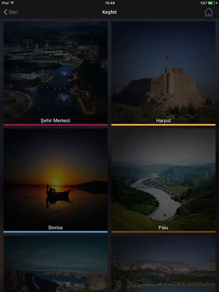 Capturas de pantalla de Elazığ Gezi iPad 