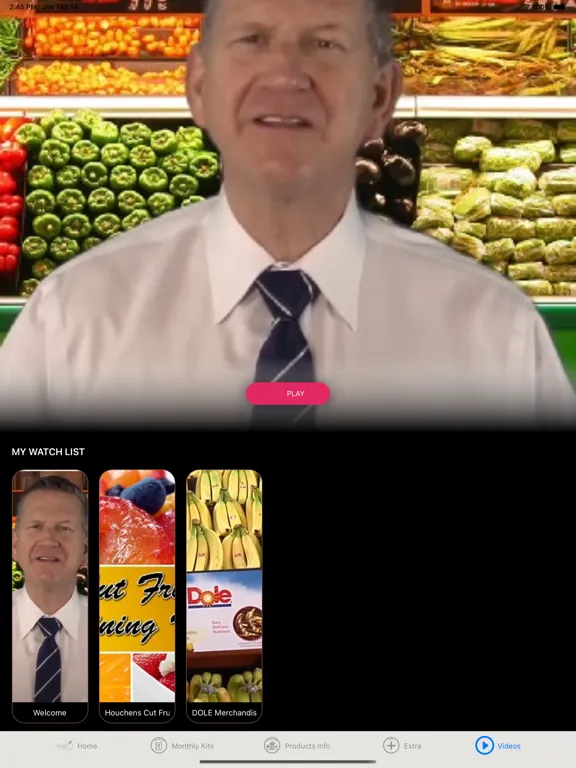 ภาพหน้าจอของ MyProduceManager iPad 