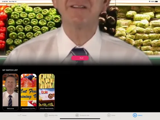 ภาพหน้าจอของ MyProduceManager iPad 