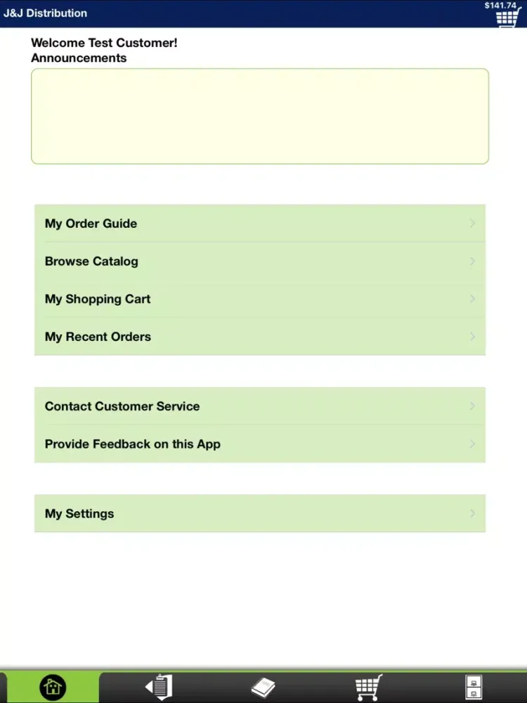 J&J Distributing Checkout iPad 应用截图
