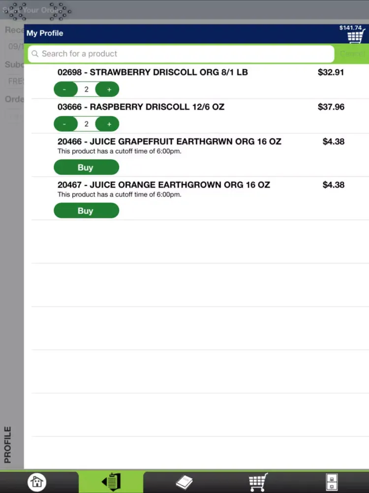 J&J Distributing Checkout iPad 应用截图