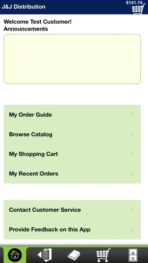 J&J Distributing Checkout应用截图