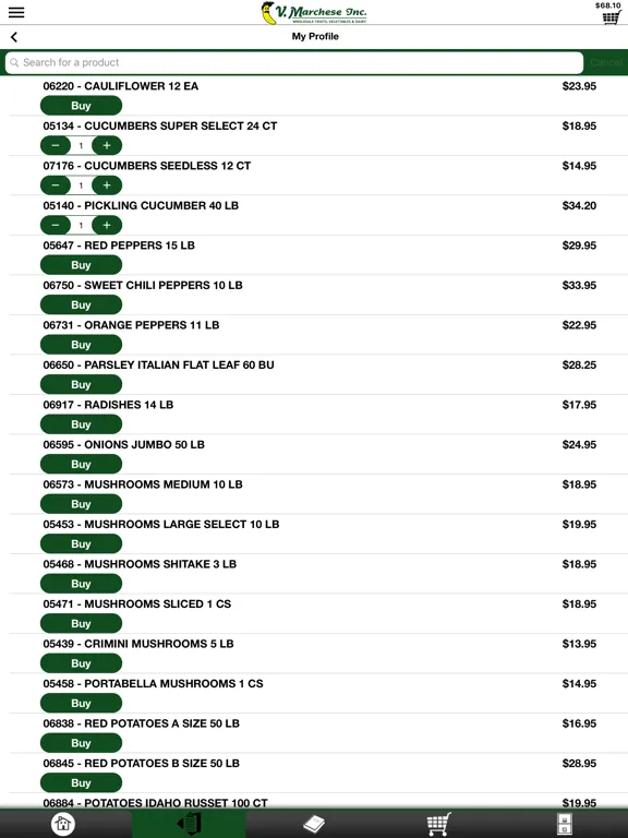 V. Marchese Checkout iPad  سکرین شاٹس