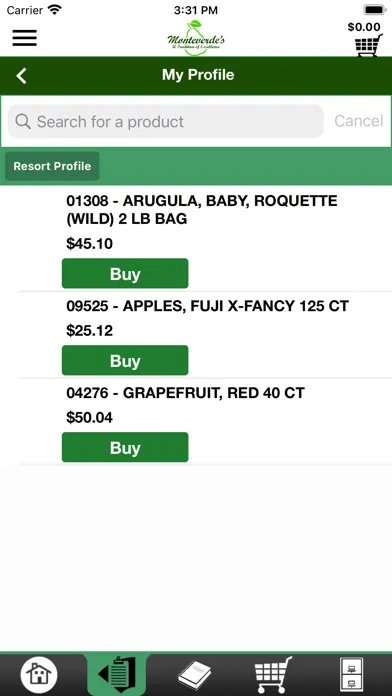 Monteverde's Mobile Ordering سکرین شاٹس