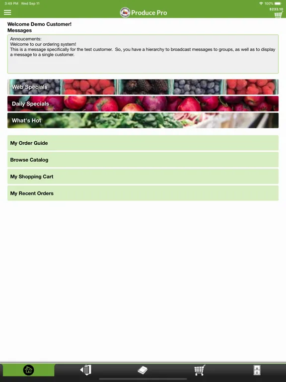 PPro Checkout iPad  Screenshots