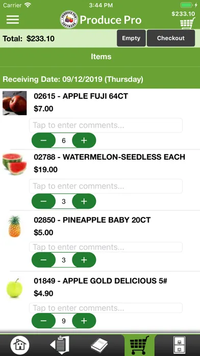 PPro Checkout Screenshots