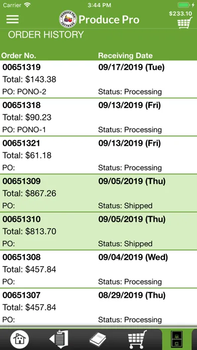 PPro Checkout Screenshots