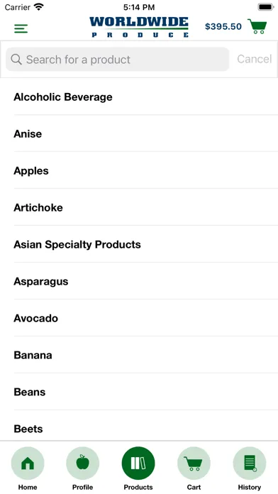 Capturas de pantalla de Worldwide Produce Checkout