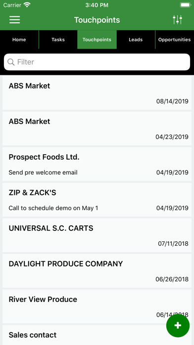PPro CRM Screenshots