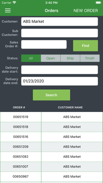 PPro CRM Screenshots