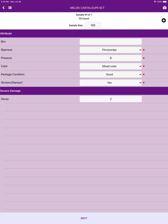 PPro Quality Control 2 iPad 應用截圖