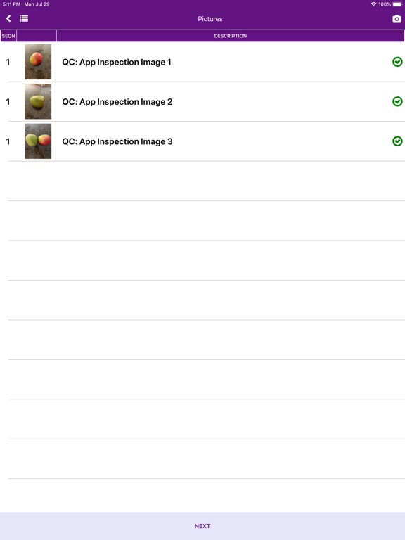PPro Quality Control 2 iPad  Screenshots