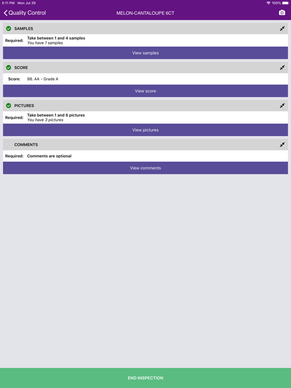 PPro Quality Control 2 iPad  Screenshots