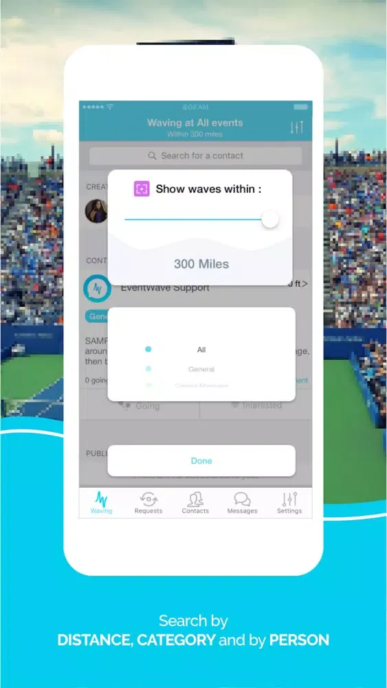 Скриншоты EventWave, powered by Webtalk