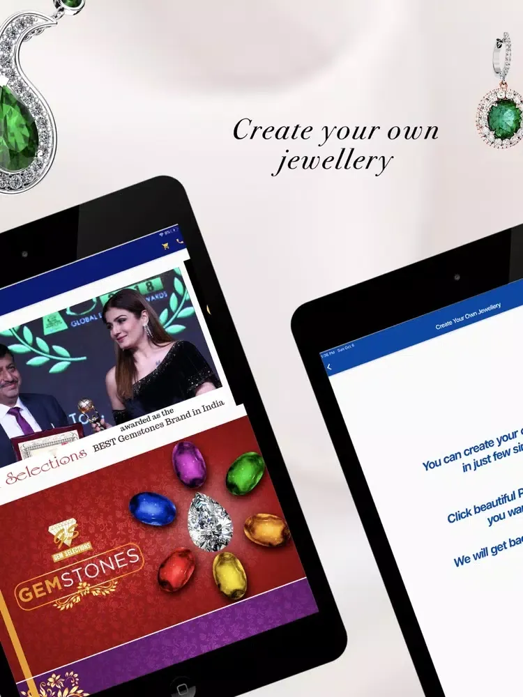 Gem Selections iPad  Screenshots